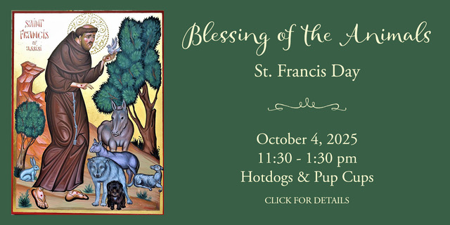 Blessing of the Animals – The Feast of St. Francis