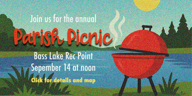 Join Us for a Parish BBQ at Bass Lake!