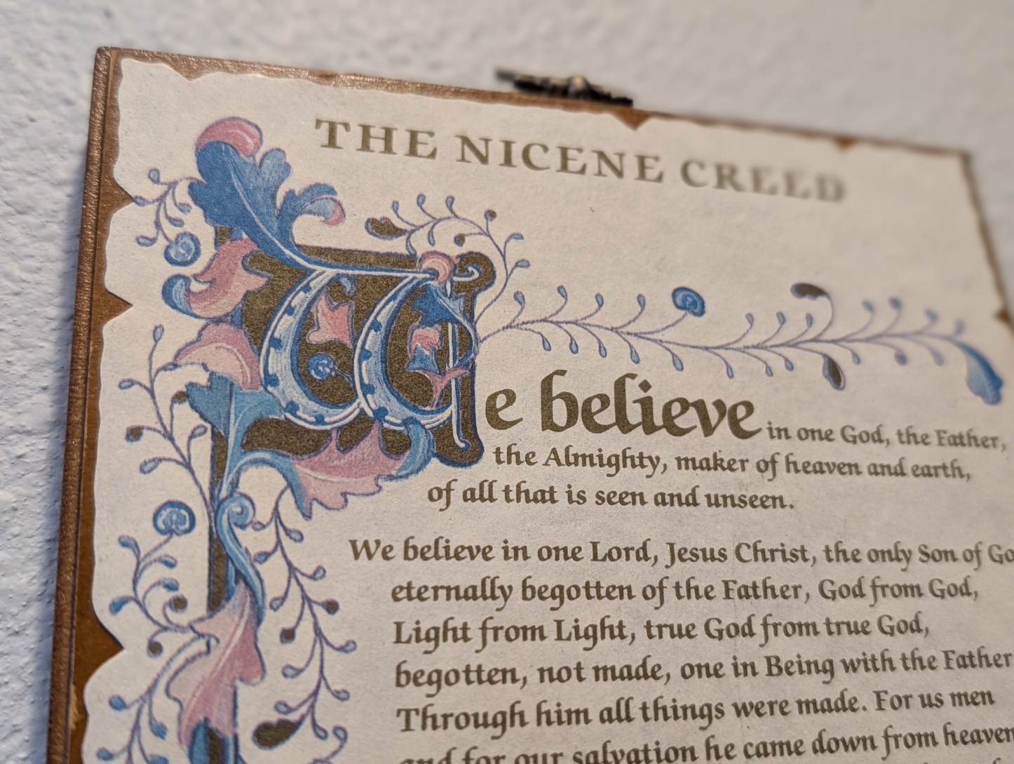 Why We Say the Nicene Creed in Worship